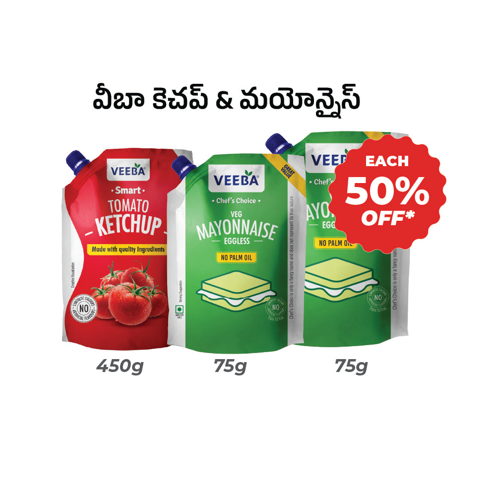 Veeba Smart Tomato Ketchup - 450g